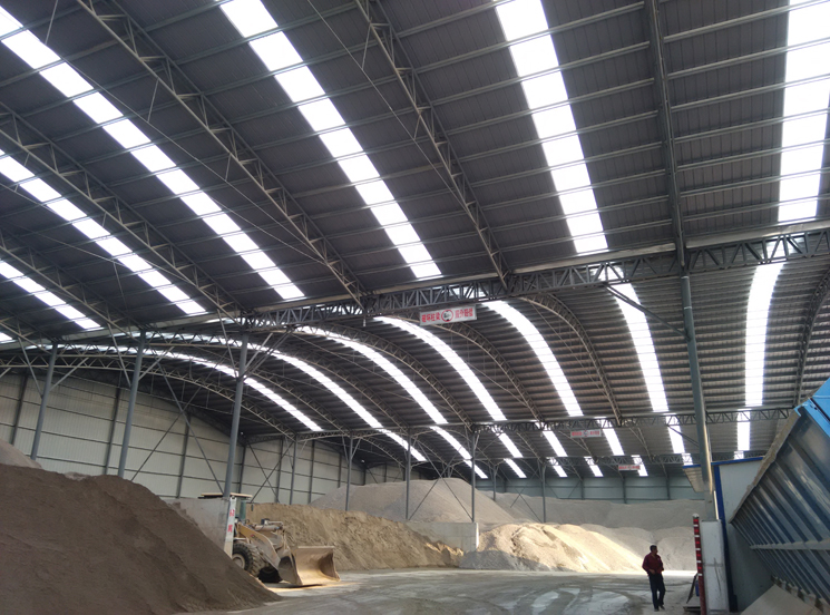 蒙城万佛塔集团搅拌站料仓