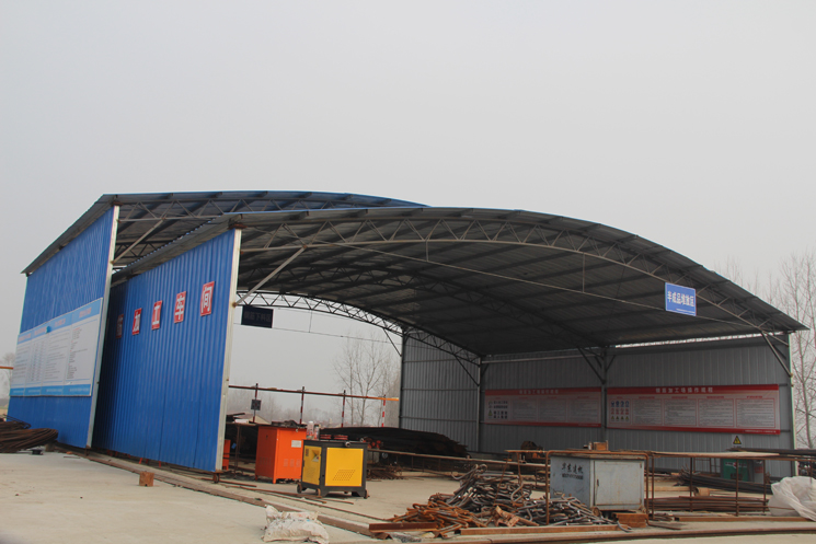 系列产品移坳钢筋加工棚.